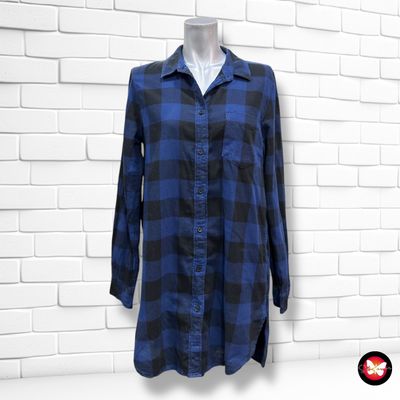 **HOY** MAXI Camisa de manga larga de cuadros H&amp;M Talla 34 (grande)