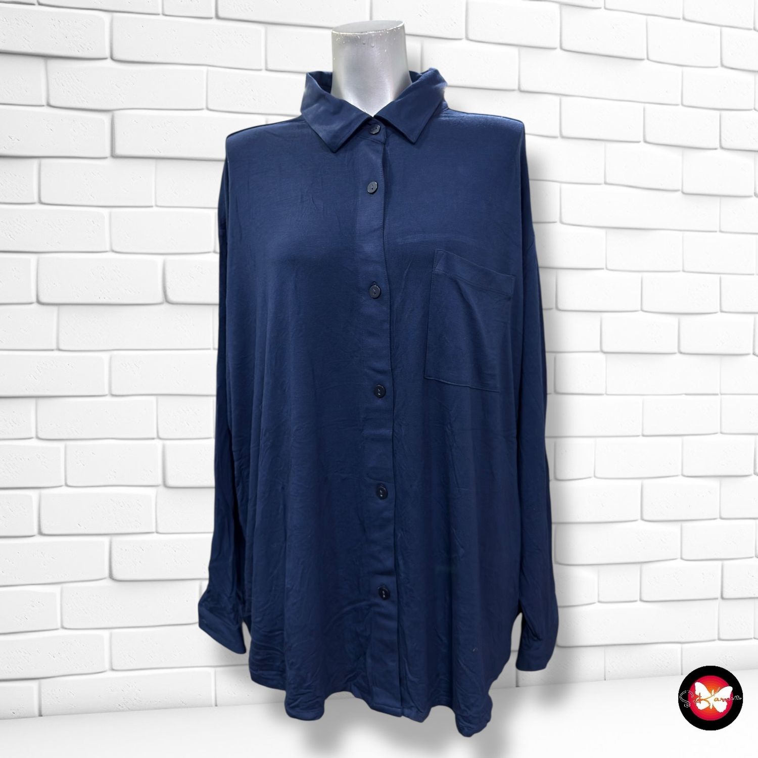 **HOY** Camisa de manga larga WOMEM ESSENTIALS by TCHIBO Talla 44/46 (grande)