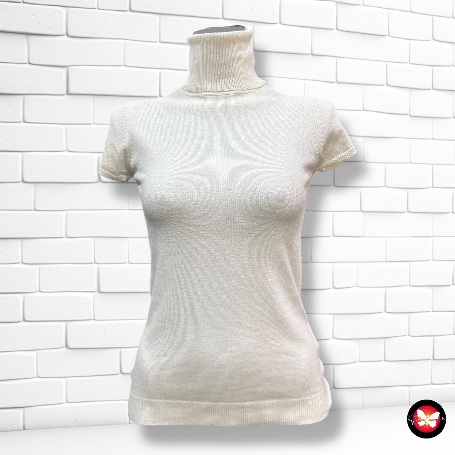 **HOY** Jersey de manga corta y cuello alto EASY WEAR Talla 38