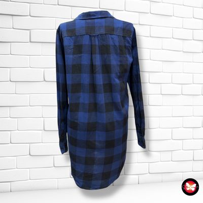 **HOY** MAXI Camisa de manga larga de cuadros H&amp;M Talla 34 (grande)