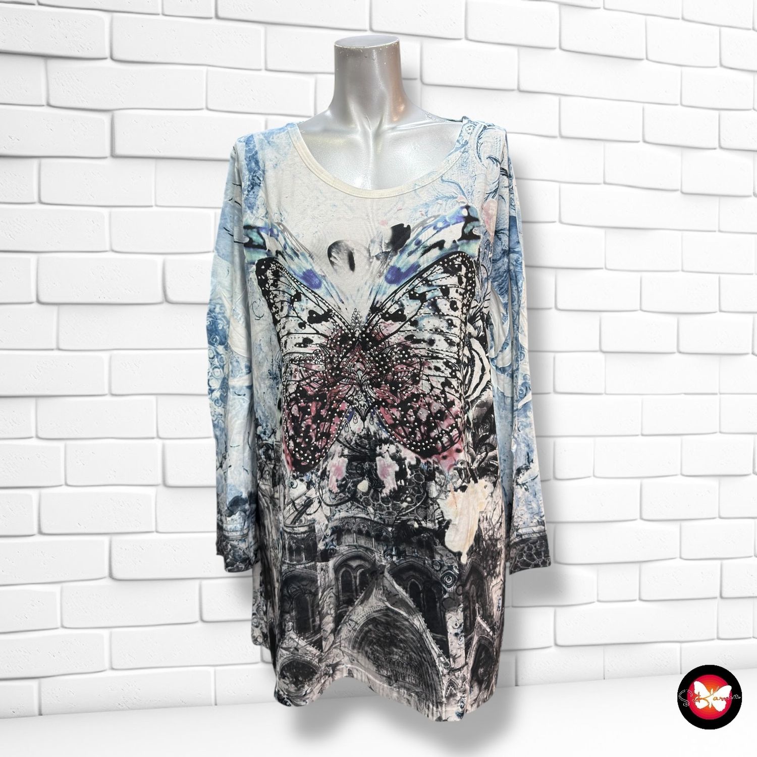 **HOY** Jersey de manga larga “MARIPOSA” Talla XXL/3XL