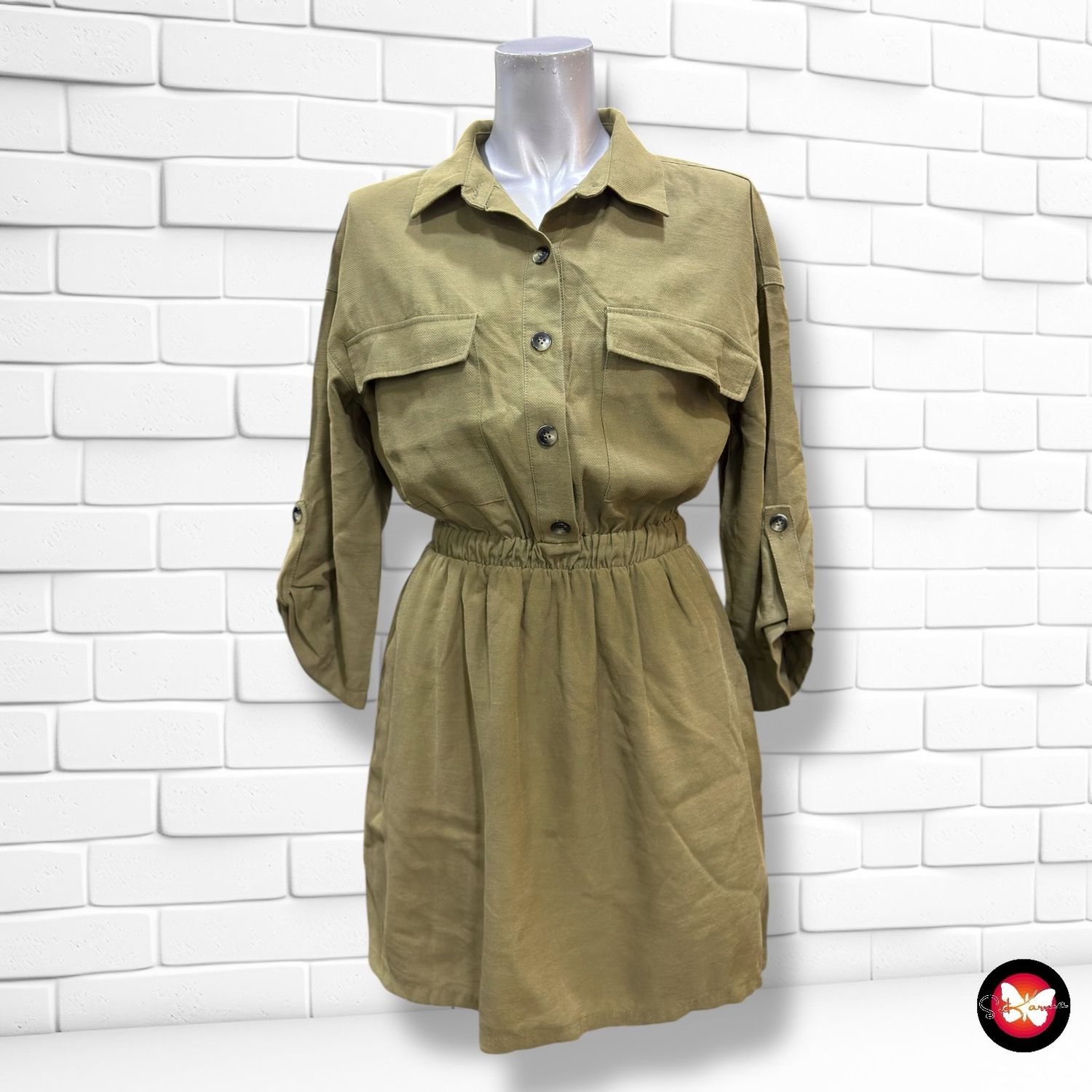 **HOY** Vestido safari PULL&amp;BEAR Talla S