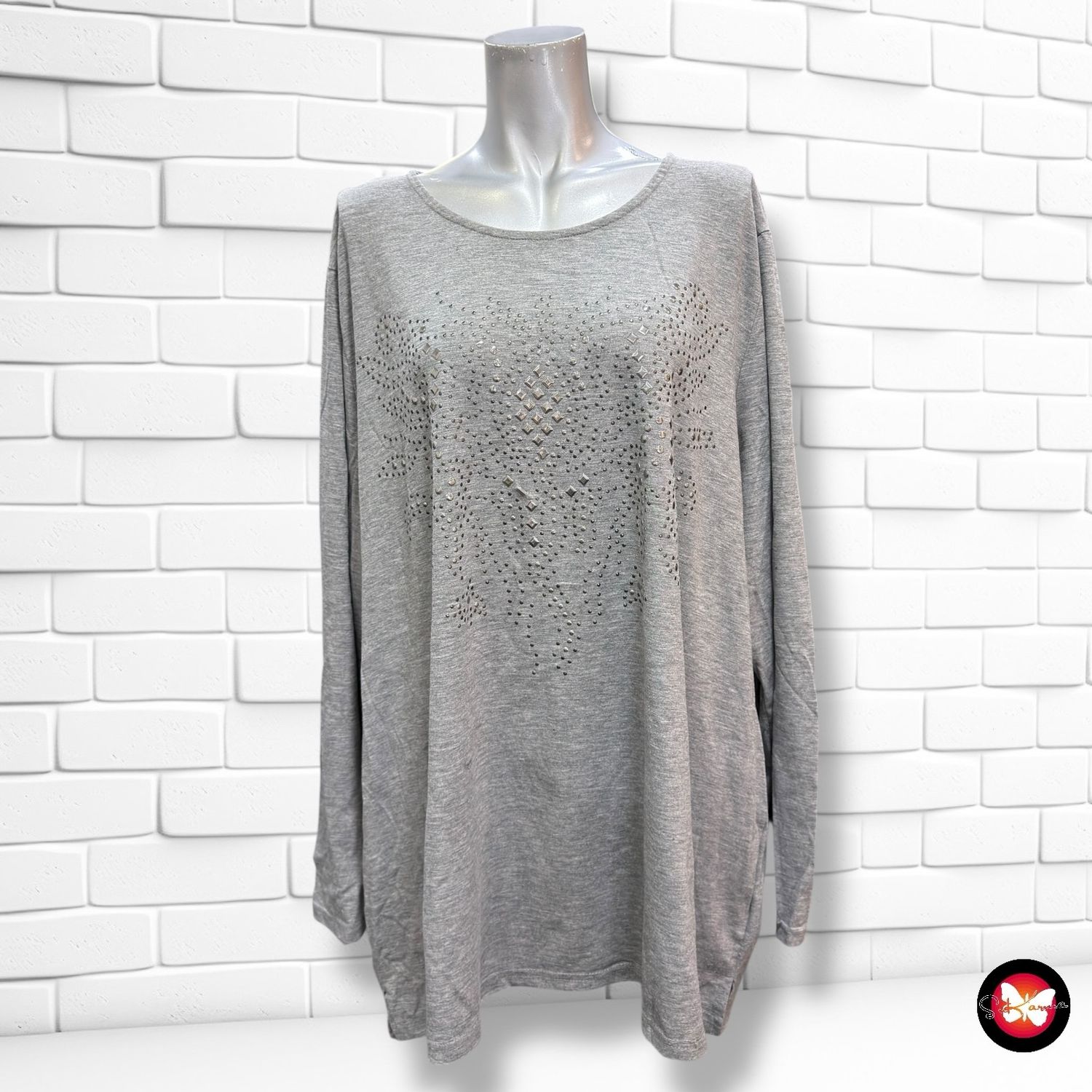 **HOY** Camiseta de manga larga con tachitas JANINA Talla 52