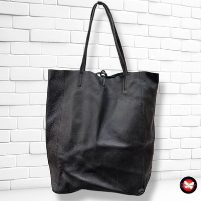 **HOY** Bolso de hombro tote bag de piel