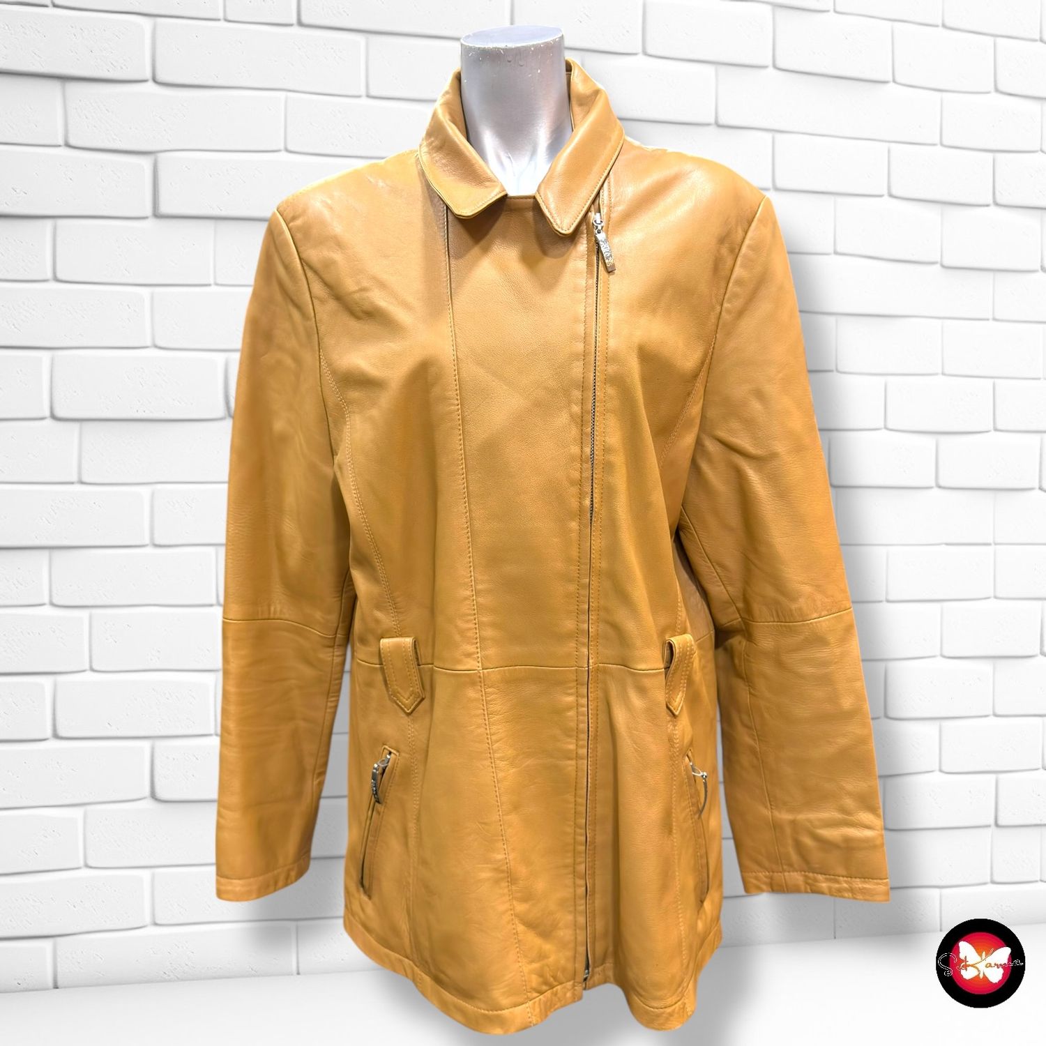 **HOY** Cazadora de piel JAKE’S Talla 42/44