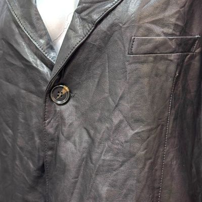 **HOY** Blazer de piel sintética Talla XXL