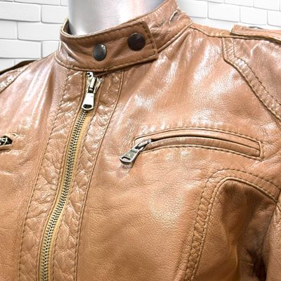 **HOY** Cazadora de piel LEONARDO Talla S