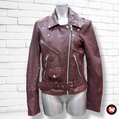 **HOY** Cazadora biker de piel GENEL Talla S