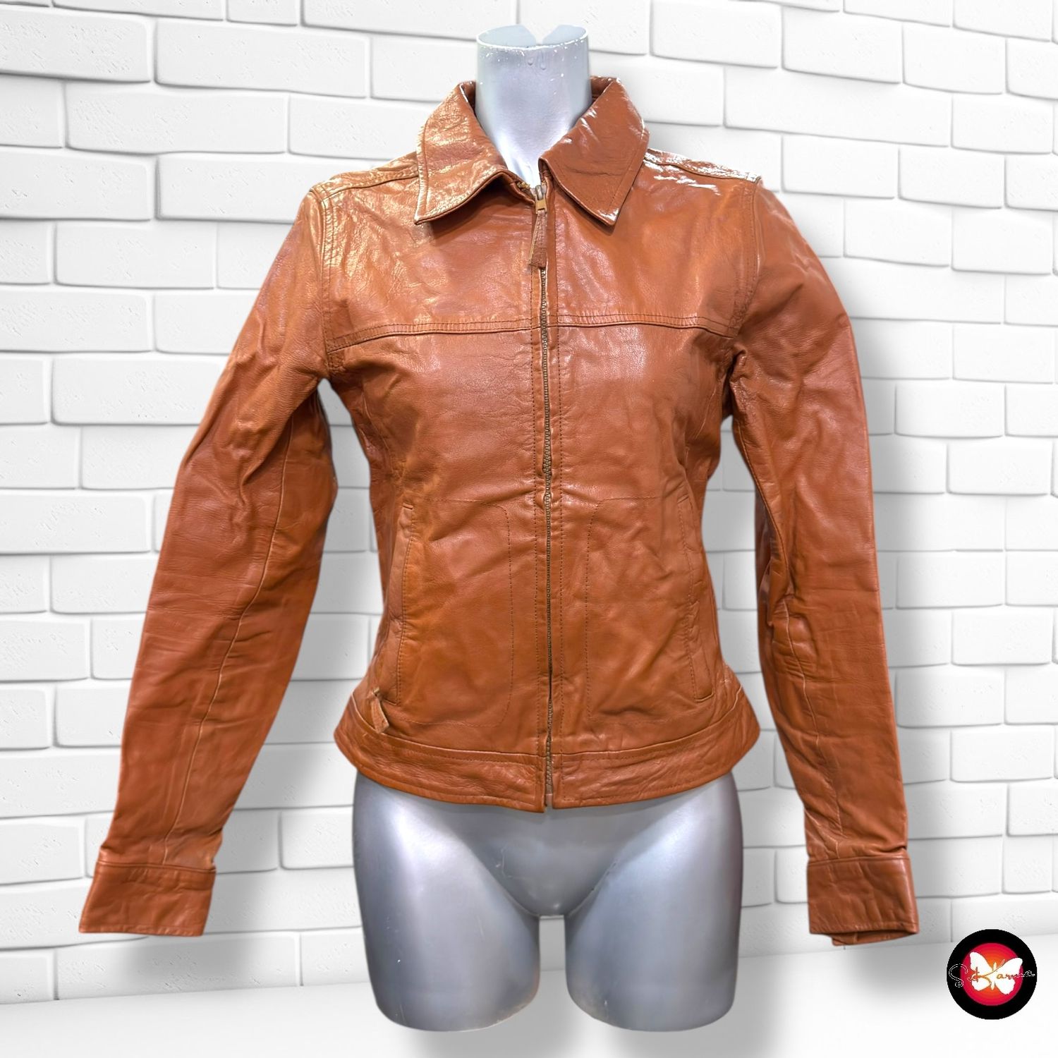 **HOY** Cazadora de piel sintética TRAFALUC Talla M (muy pequeña)