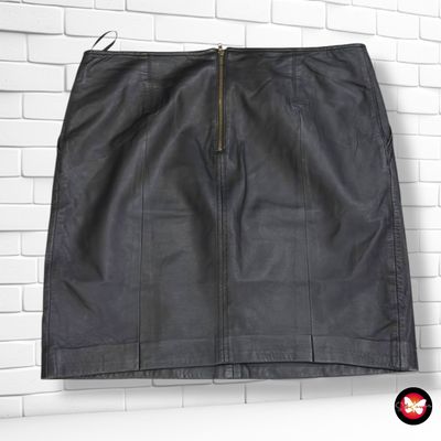 **HOY** Falda de piel MONOPRIX AUTRE TON Talla 40