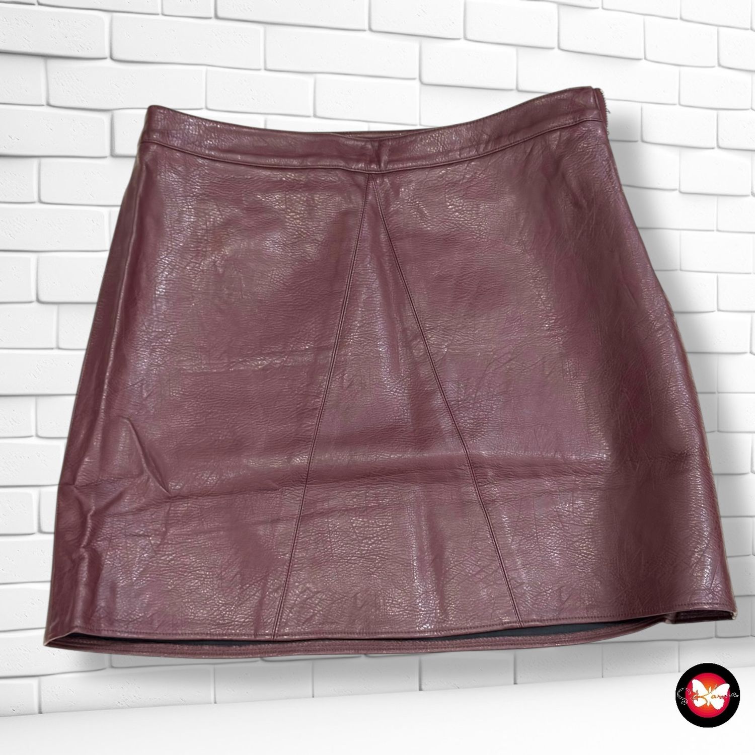 **HOY** Falda de piel sintética VERO MODA Talla 36