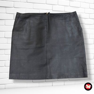 **HOY** Falda de piel MONOPRIX AUTRE TON Talla 40