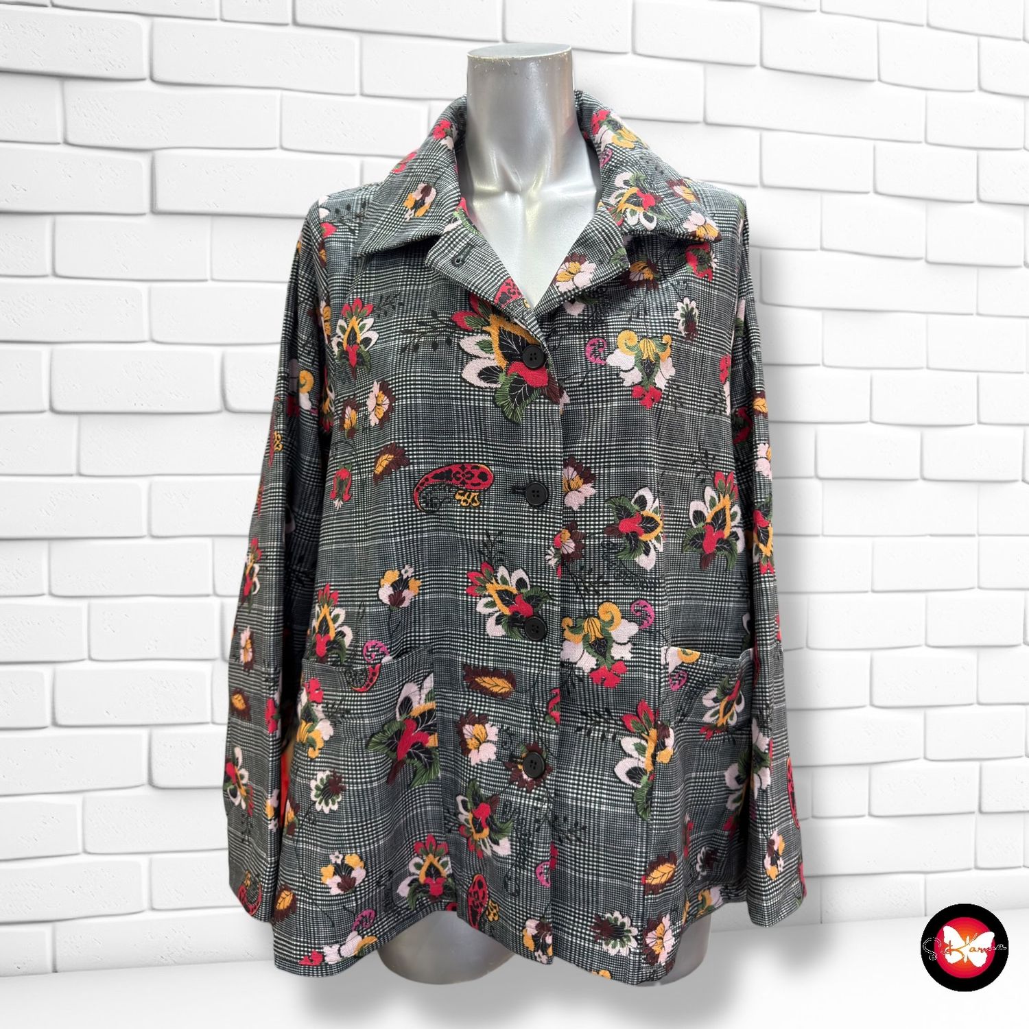 **HOY** Chaqueta de entretiempo estampada LUNA PIENA Talla XL