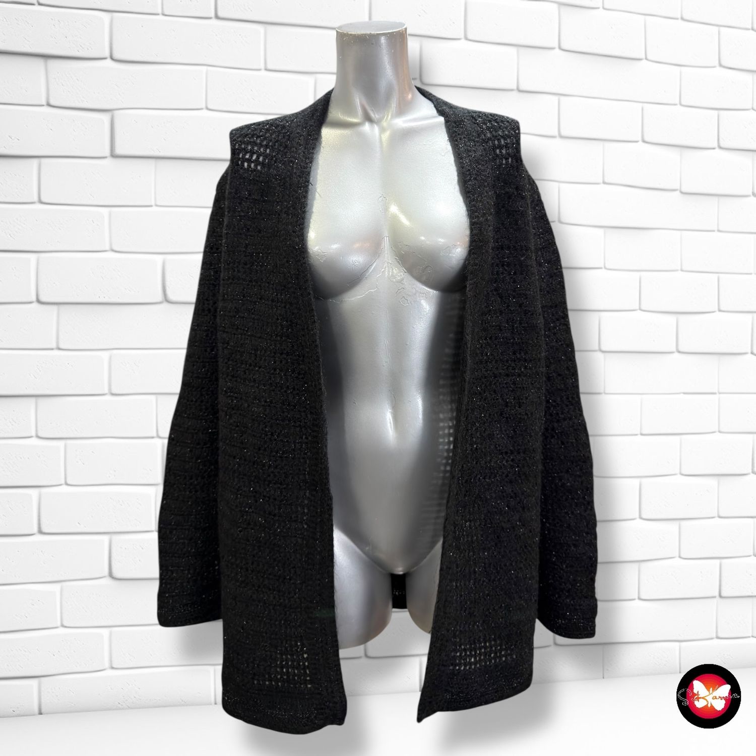 **HOY** Chaqueta de ganchillo con lurex Talla Única Grande