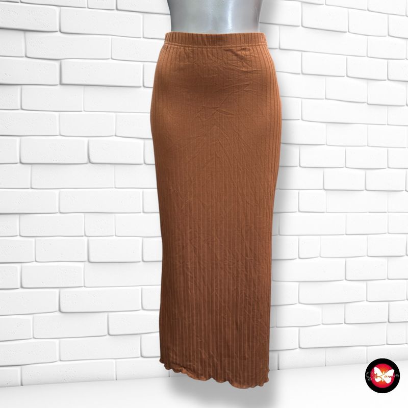 **HOY** Falda larga canalé SHEIN Talla S