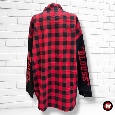 **HOY** Camisa de manga larga de cuadros FB SISTER Talla L (grande)