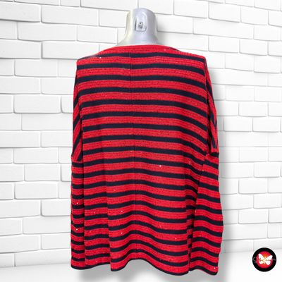 **HOY** Jersey de manga larga de rayas con lentejuelas ONLY Talla L