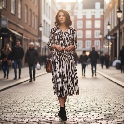 Vestido camisero midi IN WEAR Talla 40