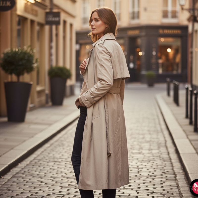 **HOY** Gabardina larga MANGO Talla M (grande)