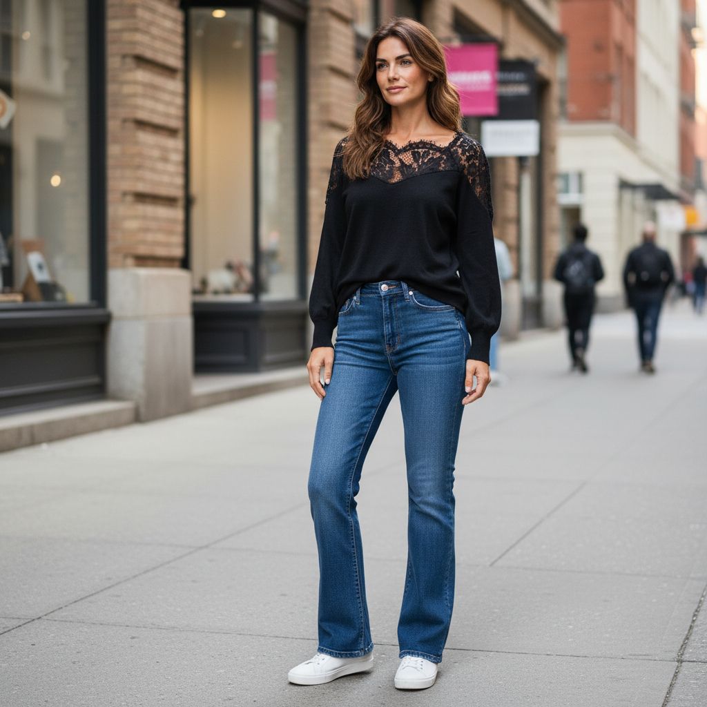 Jersey con encaje ONLY Talla M