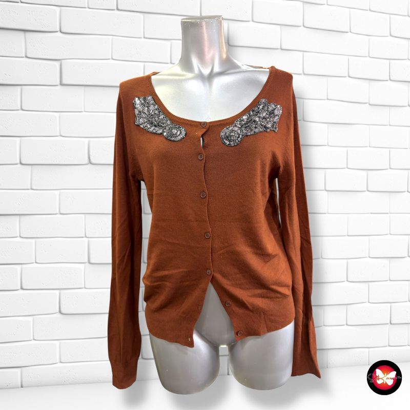 **HOY** Chaqueta de punto con apliques MANGO Tala L (pequeña)