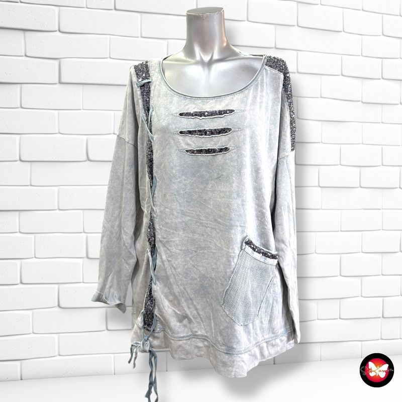 Camiseta con lentejuelas Talla 42