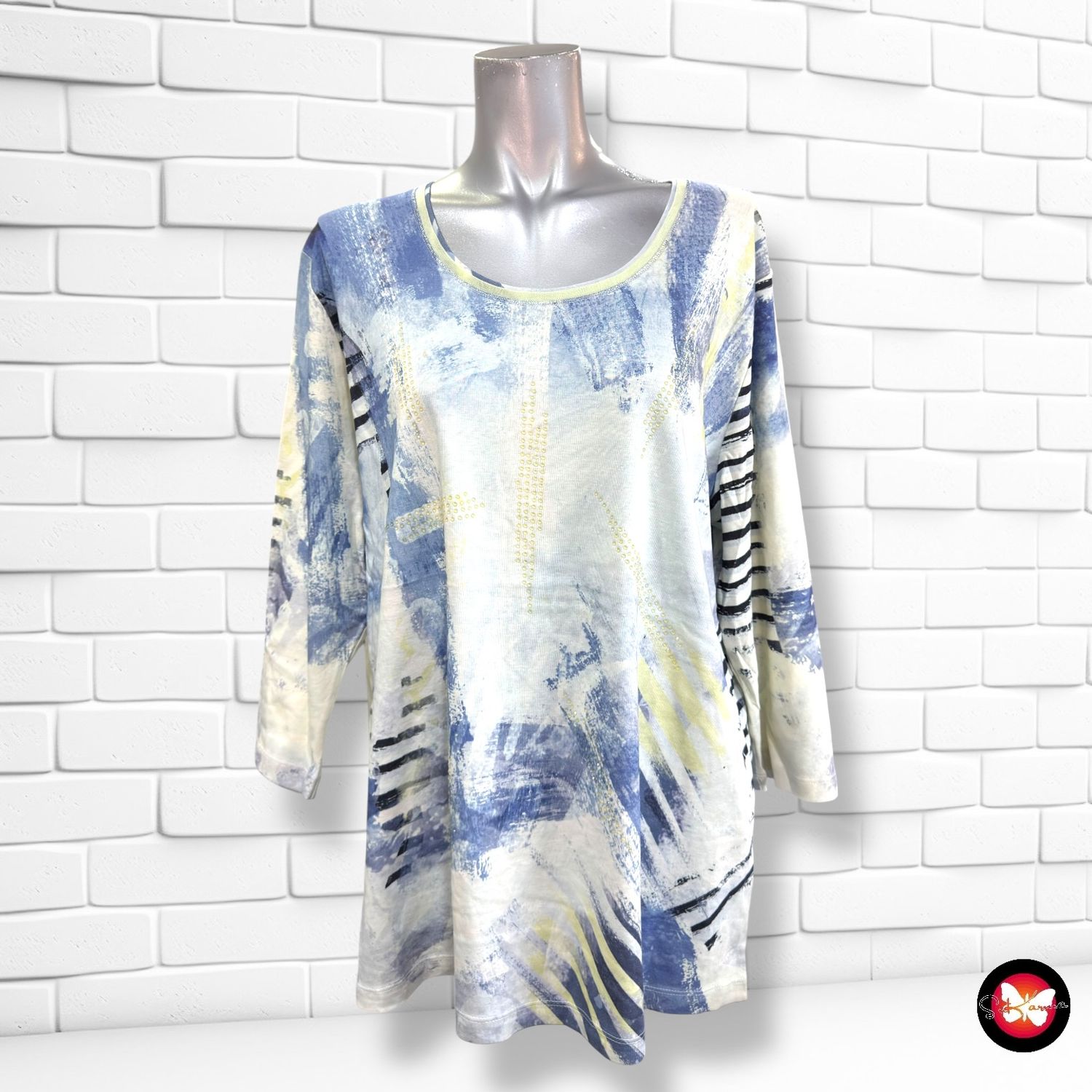 **HOY** Camiseta de media manga con brillitos Talla 46