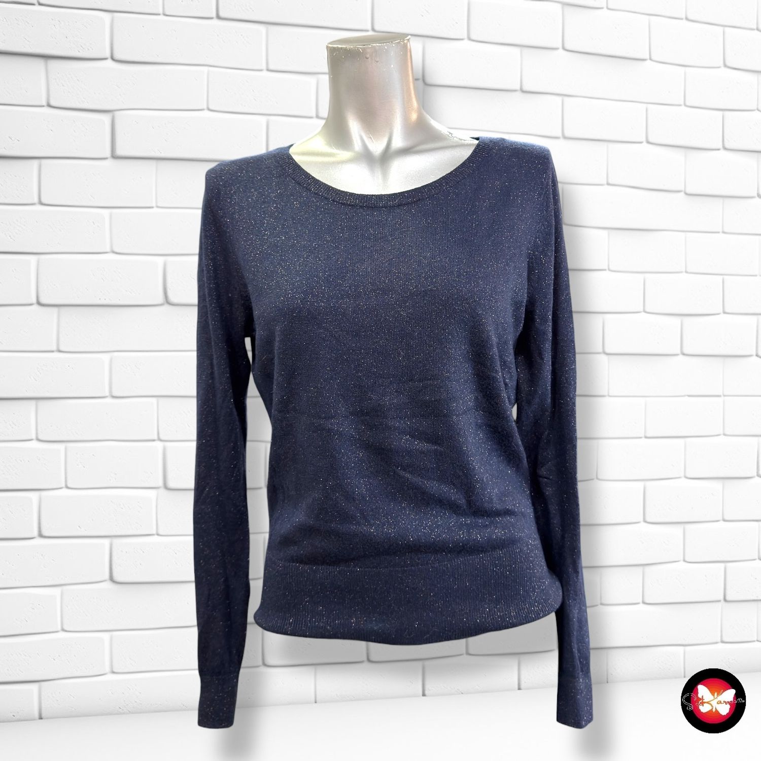 **HOY** Jersey de manga larga con lurex H&amp;M Talla M