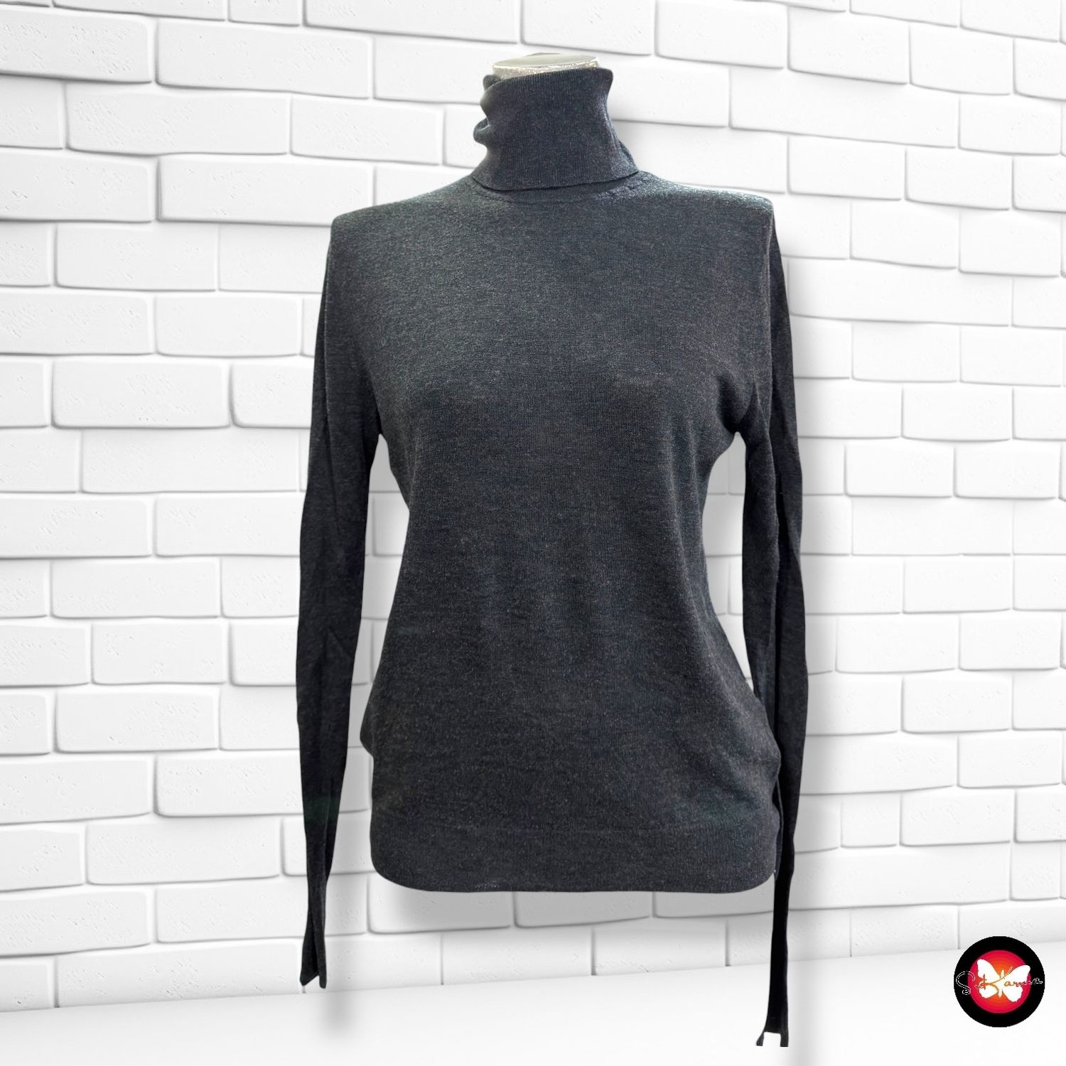 **HOY** Jersey de manga larga y cuello alto ZARA Talla M