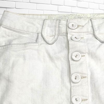 **HOY** Falda vaquera con lurex Talla 40 (pequeña)