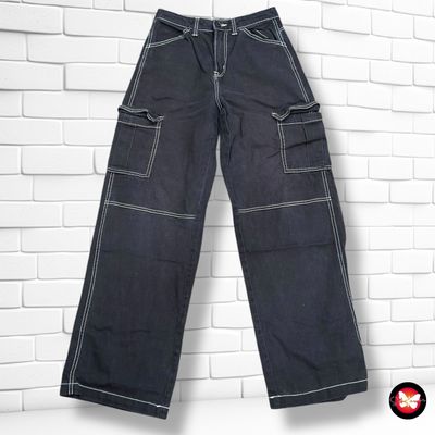 **HOY** Pantalón vaquero ancho de pierna cargo DIVIDED Talla 34