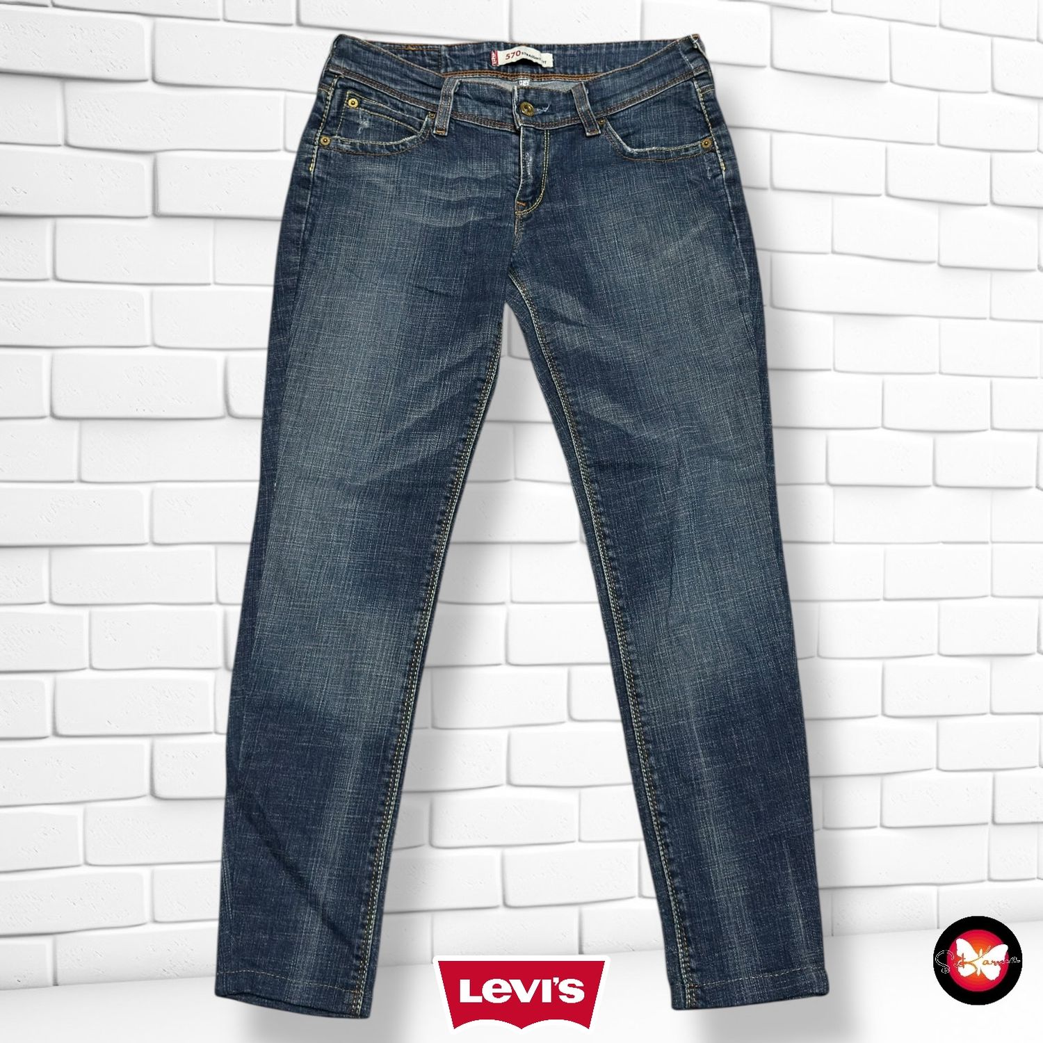 **HOY** Pantalón vaquero LEVI’S 570 STRAIGHT FIT Talla M/L (W29 L32)