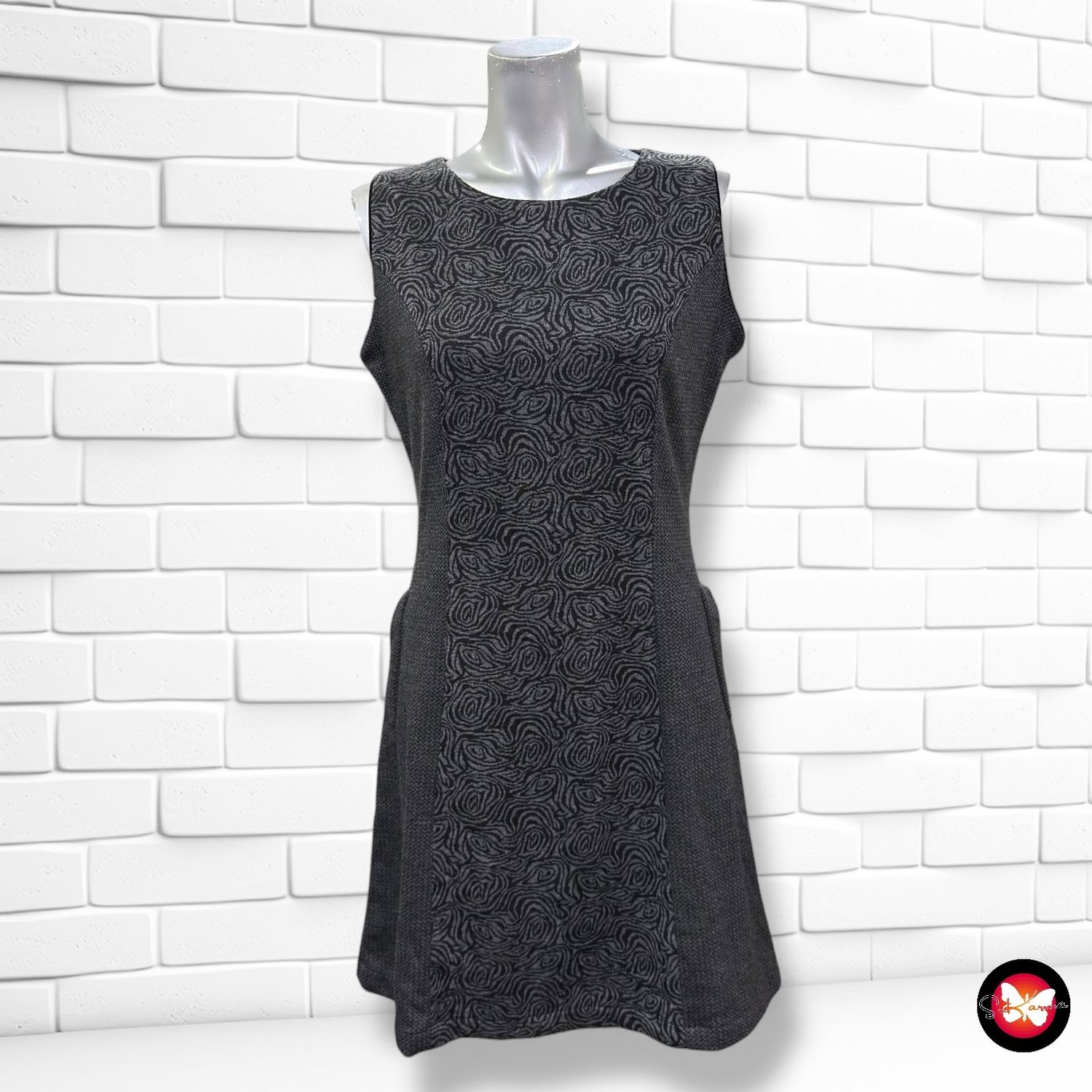 **HOY** Vestido de entretiempo sin mangas Talla 40