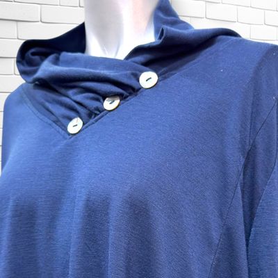 **HOY** Camiseta de manga larga con botones Talla XXL