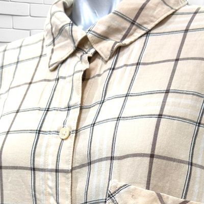 **HOY** Camisa de manga larga de cuadros DIVIDED Talla L