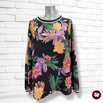 **HOY** Blusa de manga larga de flores Talla 38