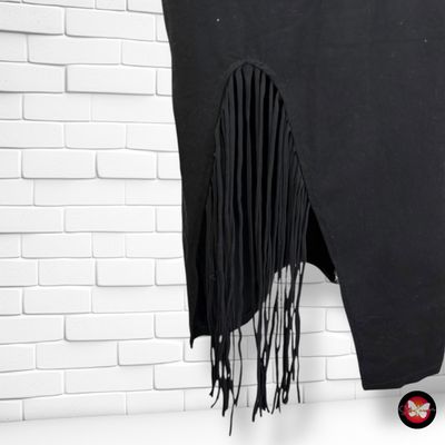 **HOY** Falda larga con flecos Talla S