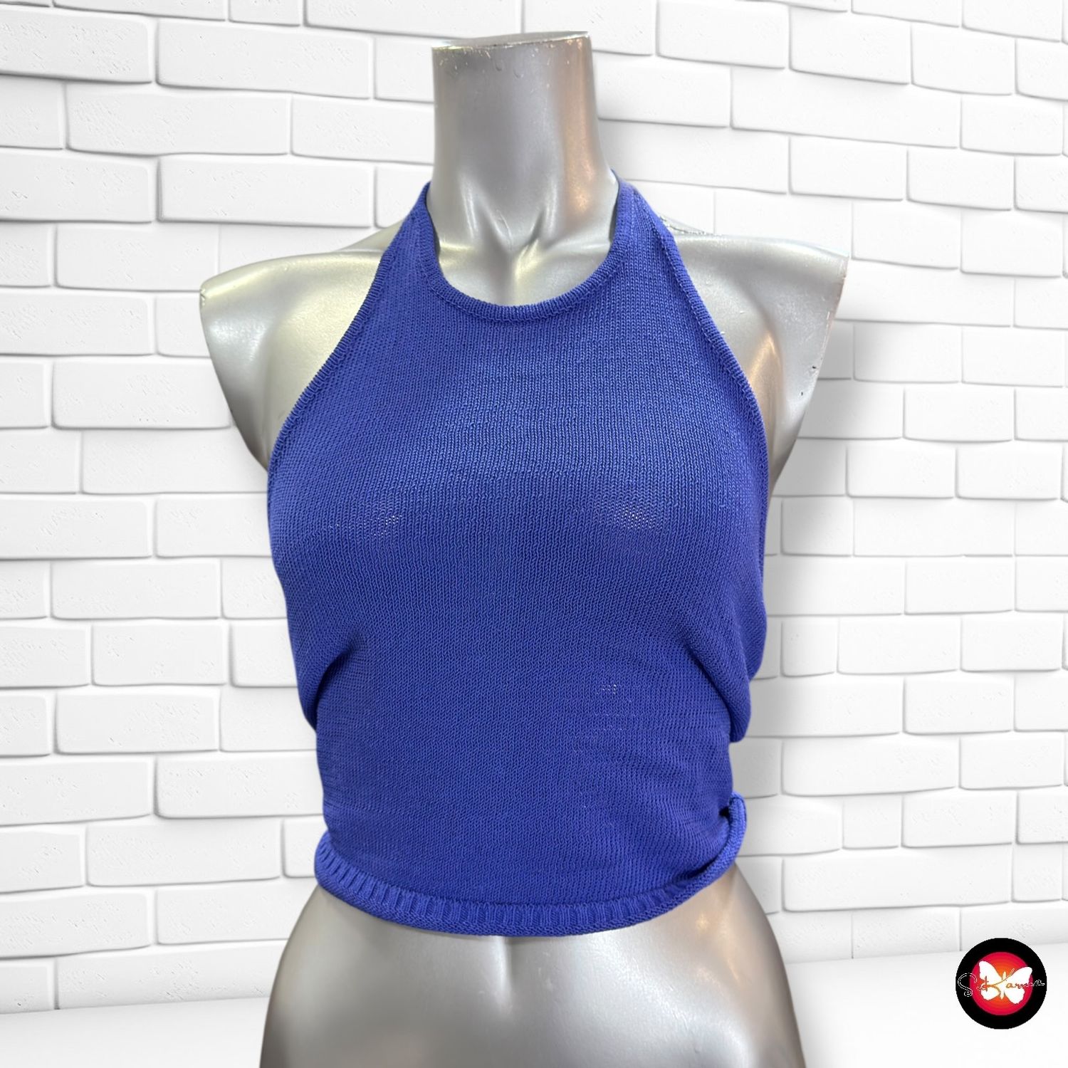 **HOY** Jersey halter atado en la espalda ZARA Talla S