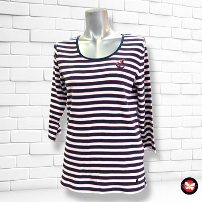 **HOY** Camiseta marinera de rayitas OLSEN Talla 38/40