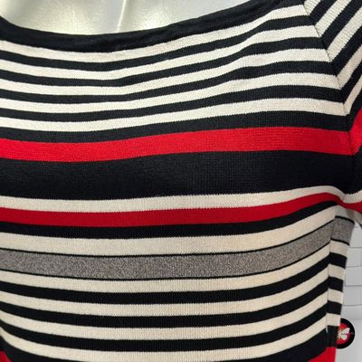 **HOY** Vestido de punto de rayitas THE STING Talla M