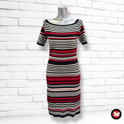 **HOY** Vestido de punto de rayitas THE STING Talla M