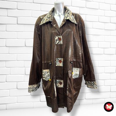 **HOY** Chaqueta efecto serpiente Talla 4XL