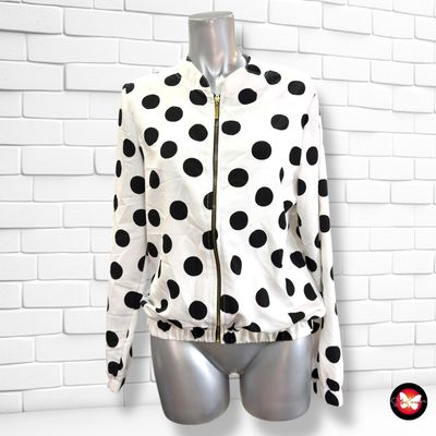 **HOY** Chaqueta de entretiempo con lunares Talla S