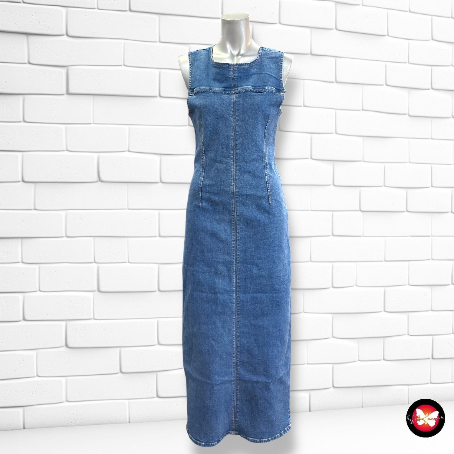 **HOY** Vestido largo vaquero OBJECT. Talla S