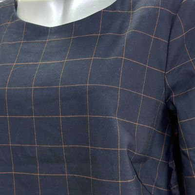 **HOY** Blusa office de cuadros COMMA, Talla 38