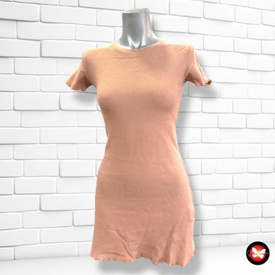 **HOY** Vestido canalé básico PULL&amp;BEAR Talla XS