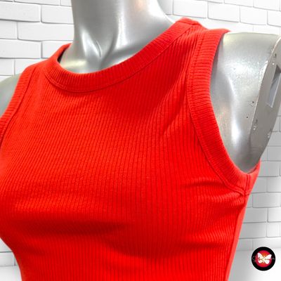 **HOY** Vestido canalé básico BERSHKA Talla XS