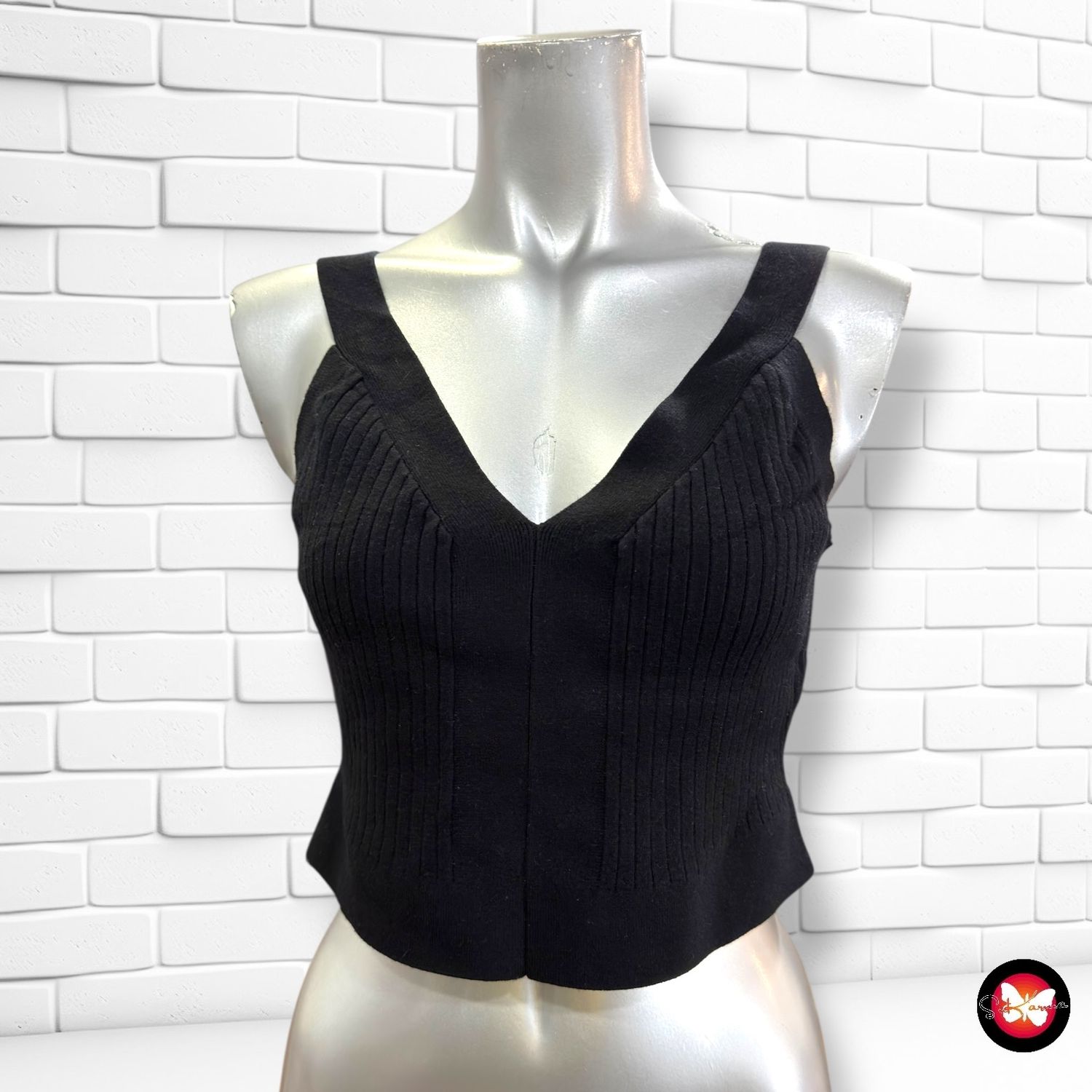 **HOY** Jersey cropped de tirantes Talla Única