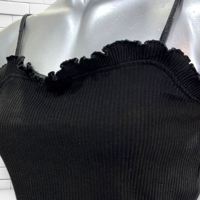 **HOY** Vestido canalé de tirantes PIECES Talla S