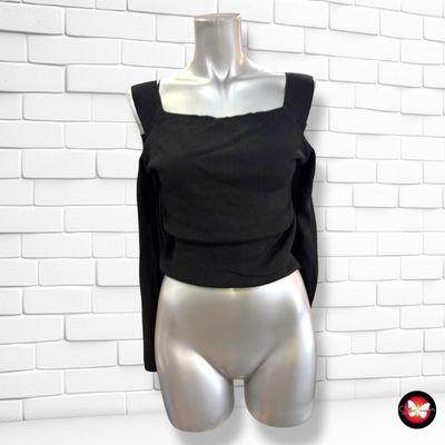 **HOY** Jersey de manga larga con hombros descubiertos STRADIVARIUS Talla L